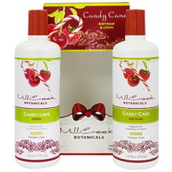 Candy Cane Bodywash and Lotion Gift Set