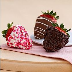 One Dozen Gourmet Dipped Valentine's Strawberries