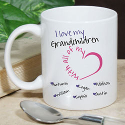 Personalized With All My Heart Mug