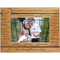 Personalized Mom Expressions 5x7 Picture Frame