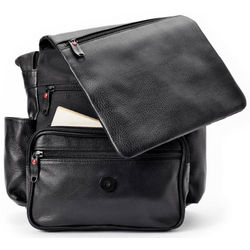 Leather Shoulder and Body Bag with Adjustable Strap