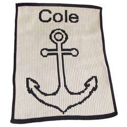 Personalized Baby Anchor Blanket