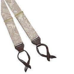 Paisley Silk Suspenders