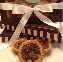 Butter Tarts in Gift Box with Pink Ribbon