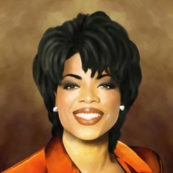 Oprah Winfrey Oil Painting Giclee
