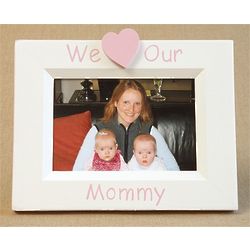 I Heart Mommy Hand Painted Picture Frame
