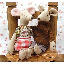 Mr. and Mrs. Mouse Stuffed Animals