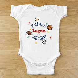 Future All-Star Personalized Infant Creeper