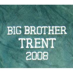 Personalized Big Brother or Big Sister Fleece Blanket