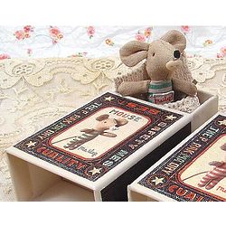 Newborn Boy Mouse Toy with Matchbox Bed