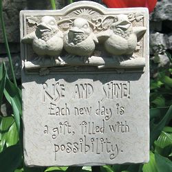 Gift of Today Inspirational Stone Plaque