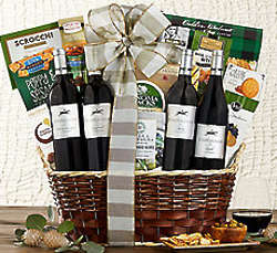 Steeplechase Red Wine Quartet Gift Basket