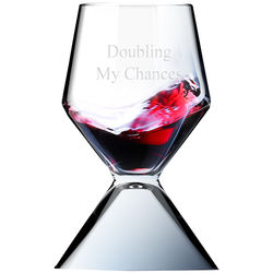Double Function Wine and Martini Party Glass