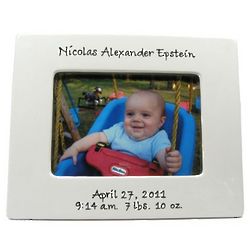 Personalized Birth Announcement Frame