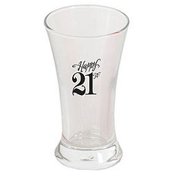 21st Birthday Shot Glass
