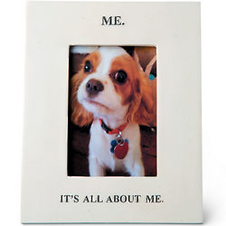 It's All About Me Faux Marble Pet Picture Frame