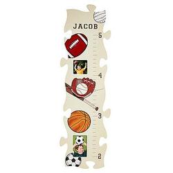 Personalized Watch Me Grow Sports Puzzle Chart