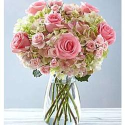 Premium Rose and Hydrangea Sympathy Bouquet