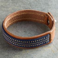 Obi and Leather Bracelet