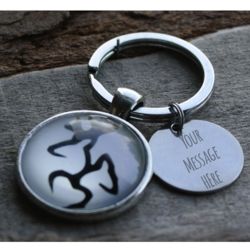 His Buck, Her Doe Personalized Key Chain