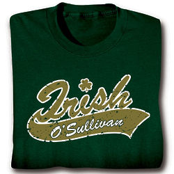 Personalized Irish Underline Shirt