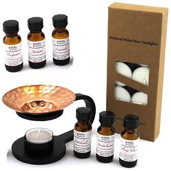 Fragrance Oil Diffuser Copper Gift Set