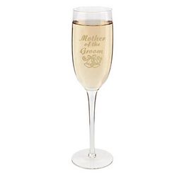 Mother of the Groom Champagne Flute