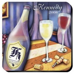 Personalized Wine Painting Coasters