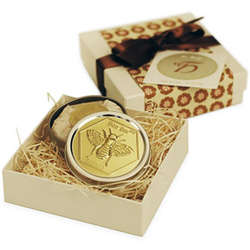 Bee Merry Lotion Bar in Designer Gift Box