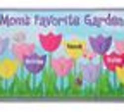 Personalized Tulip Garden Doormat