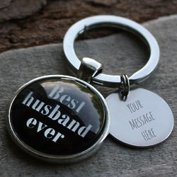 Best Husband Ever Personalized Key Chain