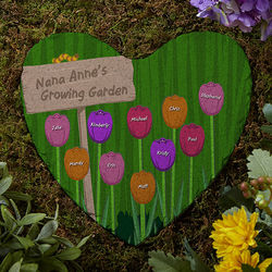 Grandma's Garden Personalized Garden Stone