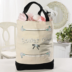 Flower Girl Tote Bag - 0