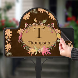 Personalized Autumn Hues Garden Stake Magnet