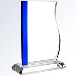 Blue Progress Crystal Award