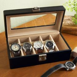 Personalized Leather Watch Valet
