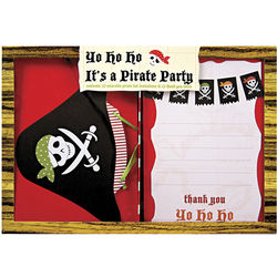 Pirate Party Invitations And Thank You Notes