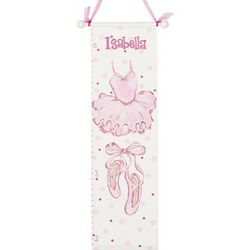 Hand Painted Ballet Growth Chart