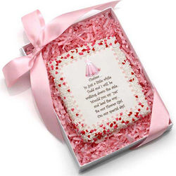Personalized Will You Be My Flower Girl? Edible Cookie Card
