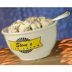 Personalized Ceramic Ice Cream Bowl