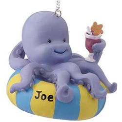Personalized Floating Sealife Ornament