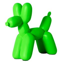 Big Top Balloon Dog Bookend in Kelly Green