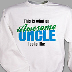 Awesome Uncle Personalized Sweatshirt