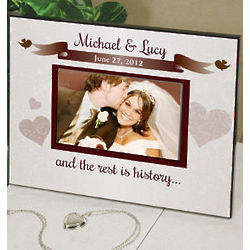 Personalized Printed Wedding Frame