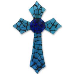 Spirit of Faith Stained Glass Cross