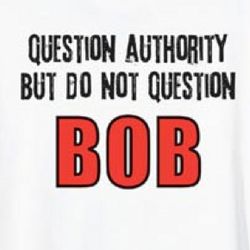 Question Authority But Do Not Question Bob Shirt