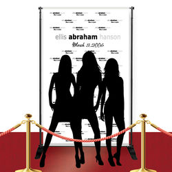 Personalized Red Carpet Celebrity Banner