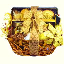 Mind, Body, and Soul European Inspired Spa Gift Basket for Her