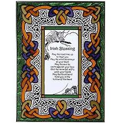 Irish Blessing Stained Glass Panel