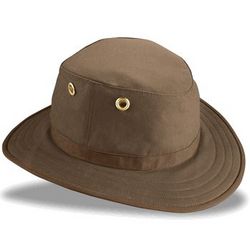 Medium Brim Waxed Cotton Wash Outback Hat